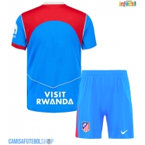 Camisa de time de futebol Atletico Madrid Replicas 3º Equipamento Infantil 2025-26 Manga Curta (+ Calças curtas)